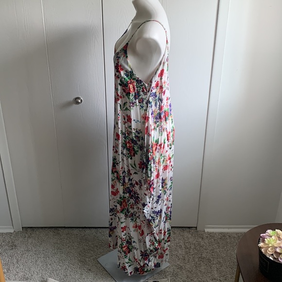 Floral Zanzea maxi dress. Size XL. - Picture 3 of 5